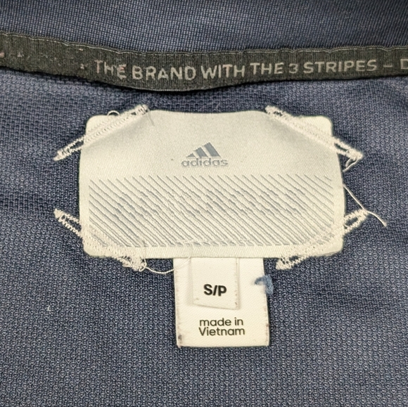 Adidas Golf Men's AdiCross Navy Blue 1/4 Zip Pullover Sweater Size Small - Picture 6 of 16